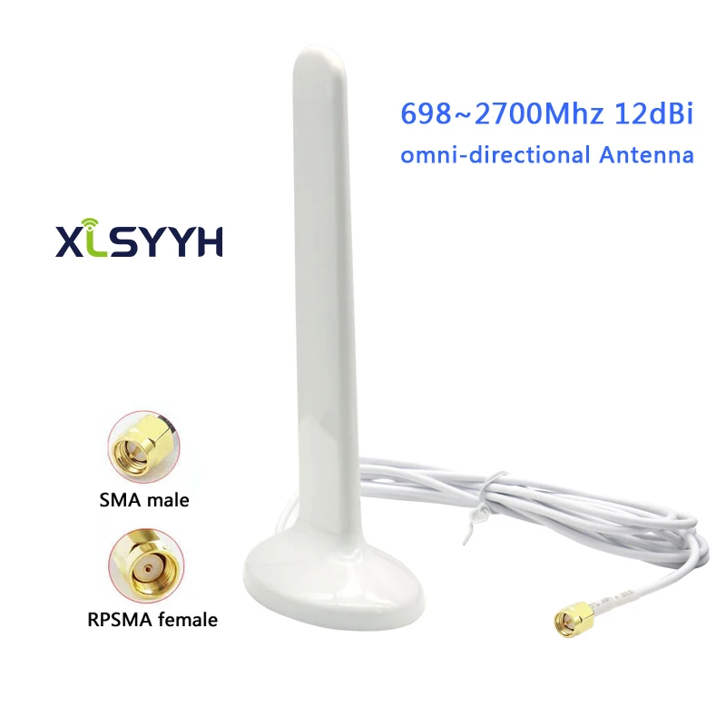 Long range indoor Antenna external 4G LTE 12dBi GSM 5G Omni directional 4G signal booster router Antenna