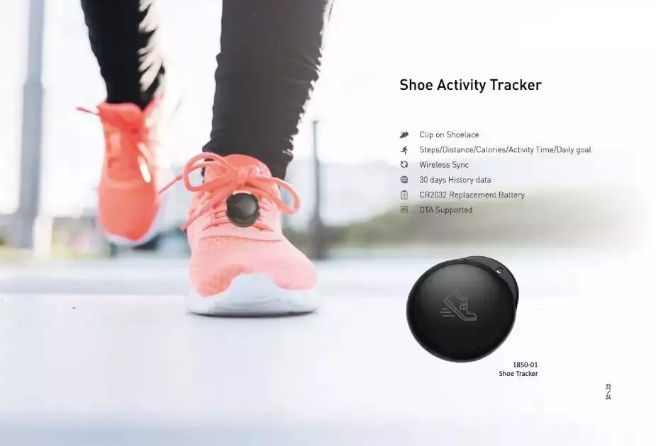 Fitness tracker shoe clip sale