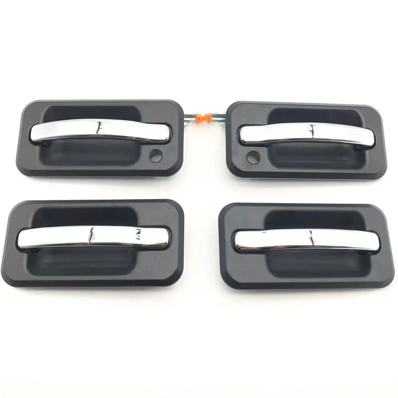 Дверная ручка Dorman 83398 для передней пассажирской стороны, внешний хромированный рычаг и черный корпус для Hummer H2