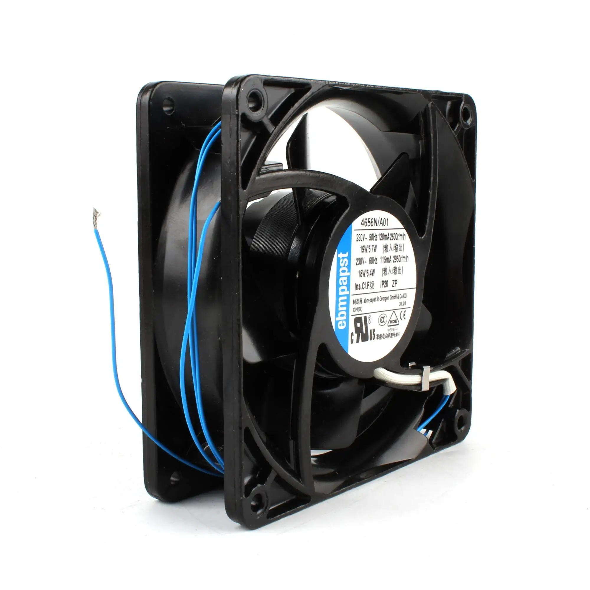 4656N 12038 all metal high temperature resistant AC230V 19/18W 12CM cooling fan 並行輸入品 Original 4656N⁄A01 Ac220v 230v 12CM 12038 120mm 19W Ac All Metal