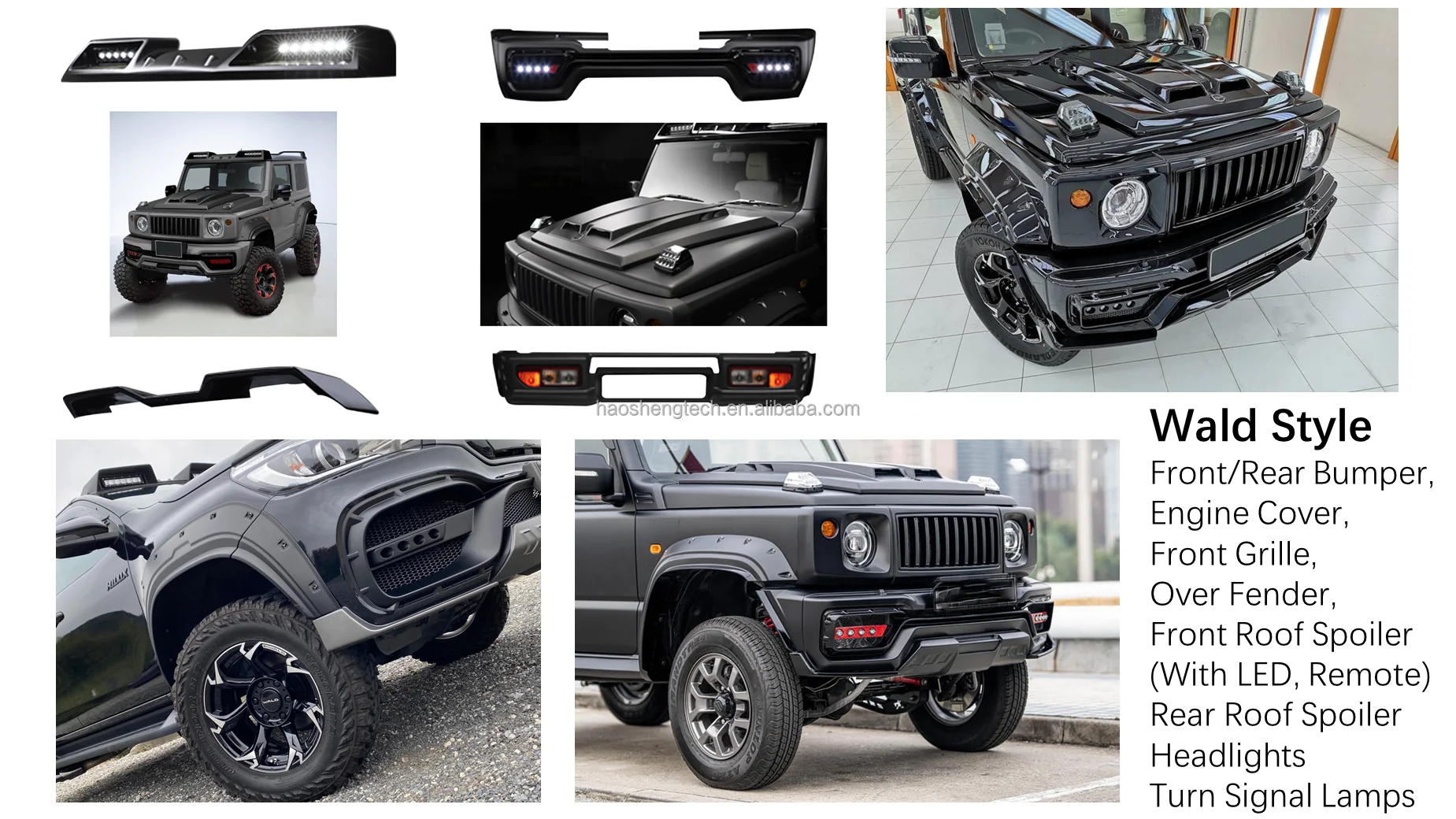 Suzuki Jimny To G63 Wald Style Offroad Exterior Accessories Body Kit