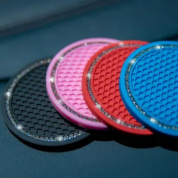 Sottobicchieri per auto in silicone antiscivolo e portabicchieri per