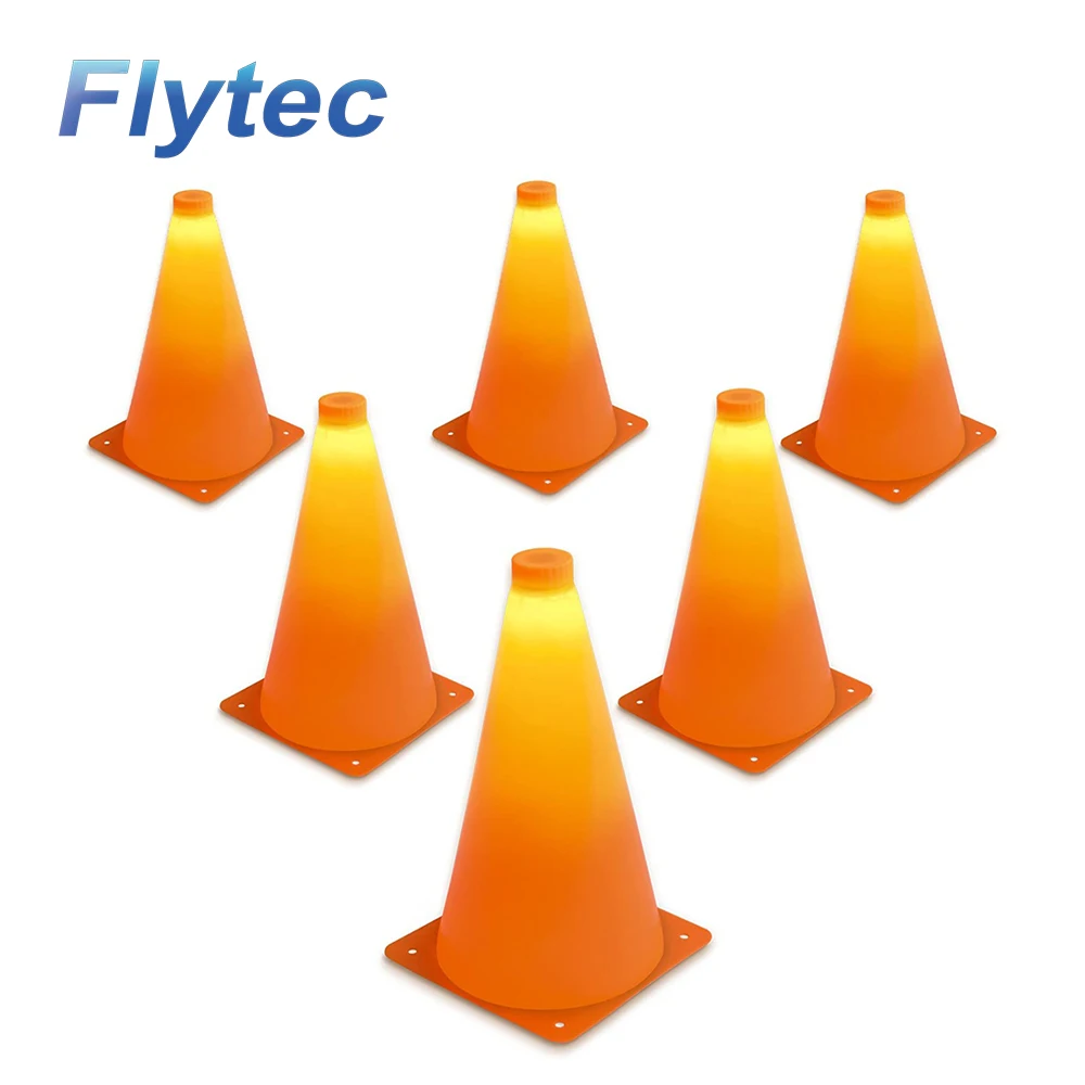 Plastic LED Light up Sport Training Marking Cones Soccer Speed Agility Traffic Cones