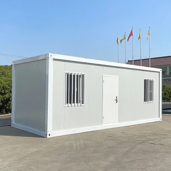Hot Sale Grey Fiber Cement Board Mini Container House Cheap Tiny Homes  Tiny Container House