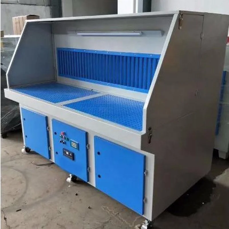 Grinding and Dedusting Table Downdraft Worktable