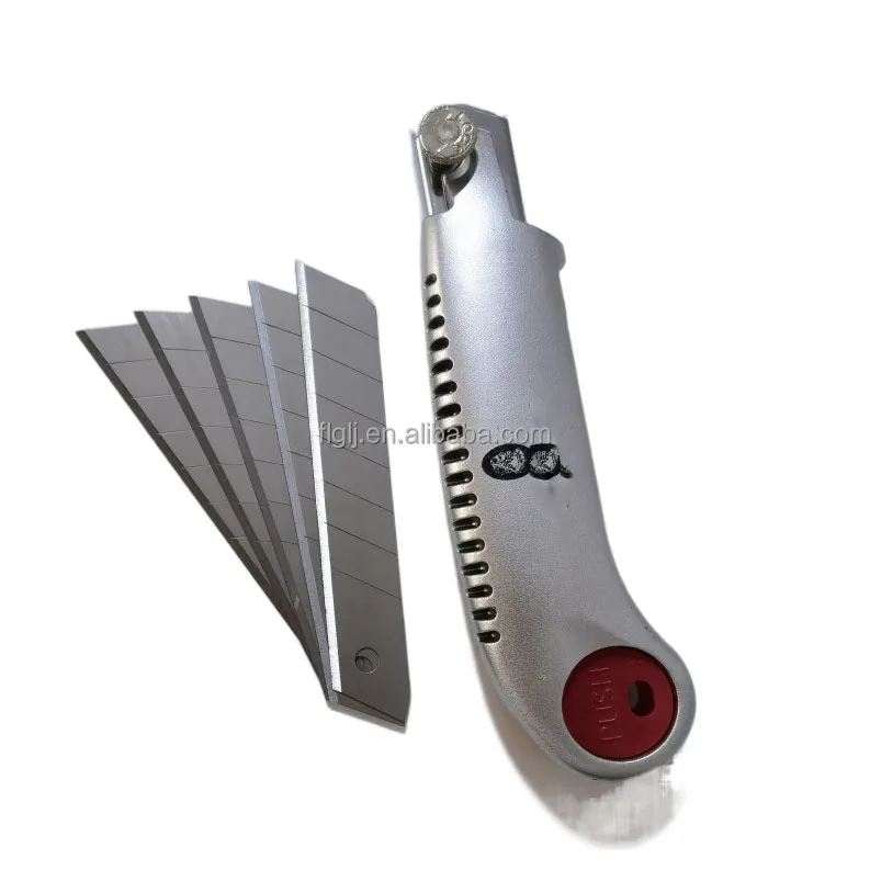 Retractabe Auto Load Utility Slide Lock Knife Box Cutter Blade