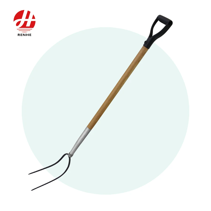 Wholesale Price Agriculture Hand Tools Garden hay Fork  with Wooden Handle for Horse Manure Pitch Hay Stable Fox Hay Tools