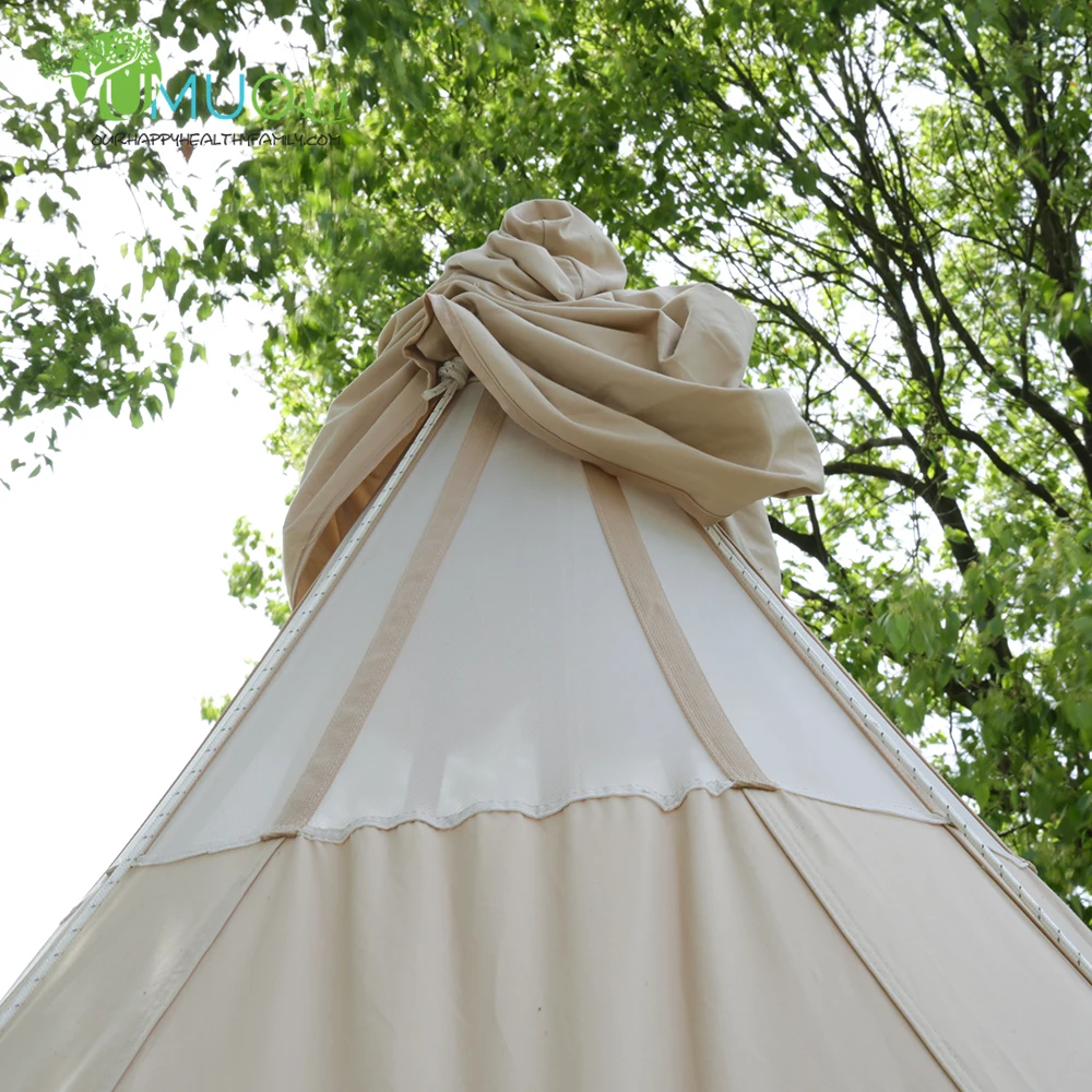 Yumuq Big Teepee Yurt Glamping Tent For Outdoor Camping,Customized