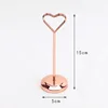 Or rose-6 pouces-hauteur 15 cm-design coeur