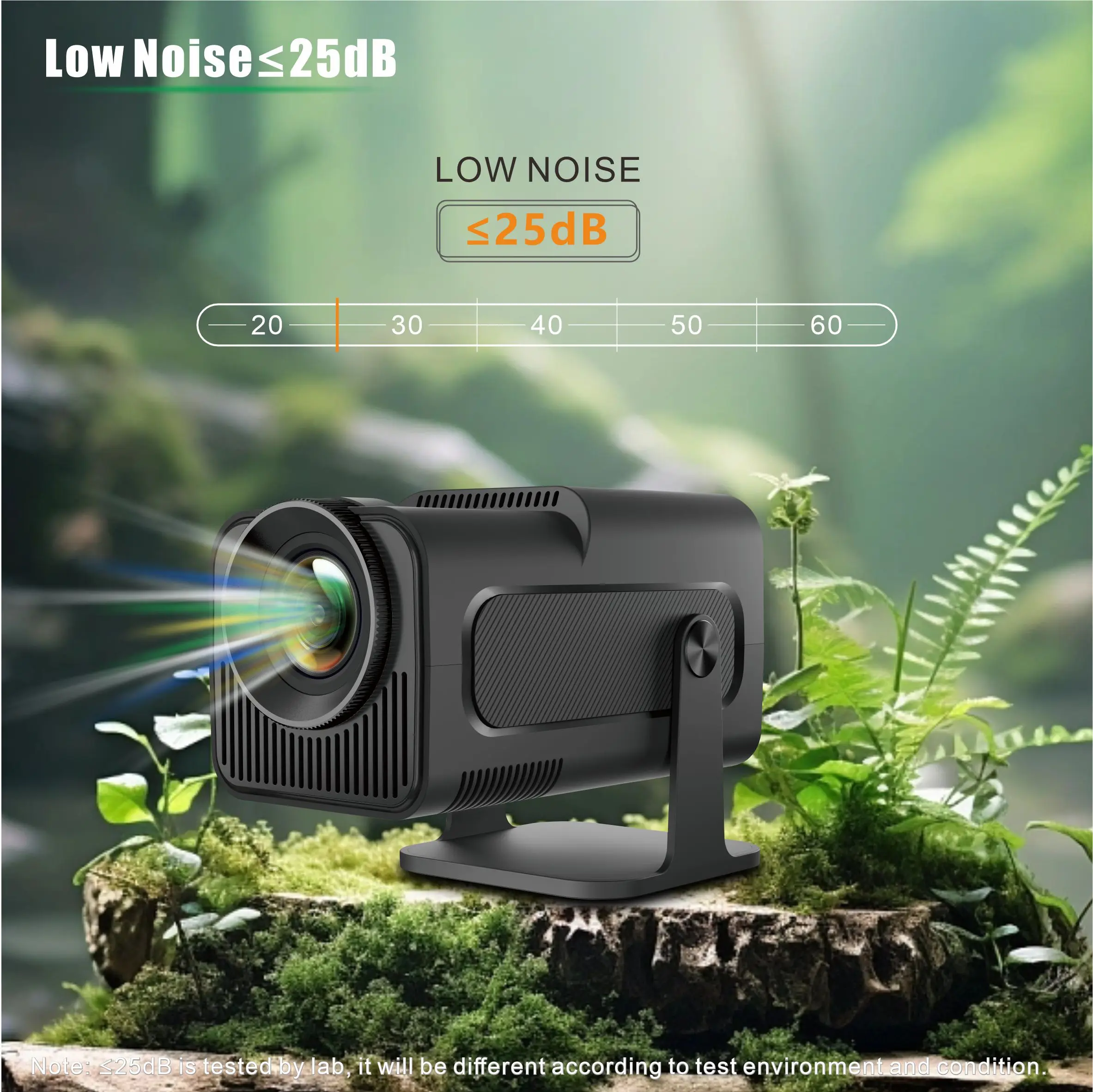 HY320 MINI Portable Projector - 4K UHD Smart Home Theater