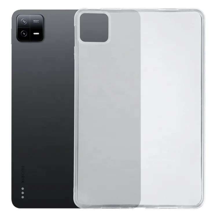 Soft Matte TPU Tablet Case for iPad 10.2 10.9 Air 11 13 Transparent TPU Cover for All Tablet  Air Bag Corner Protective  Cover