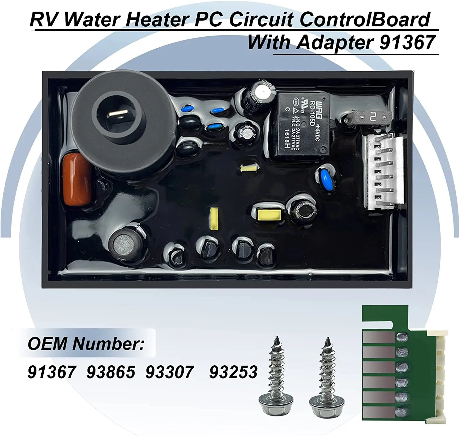 91367 Rv Water Heater Pc Circuit Control Board Kits For G6a6e/7e/8e