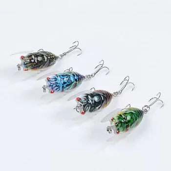 Cicada Lifelike Topwater Fishing Lures Popper Topwater Lure for Bass Hard Plastic Bass Fishing Lure – Popper – view 2