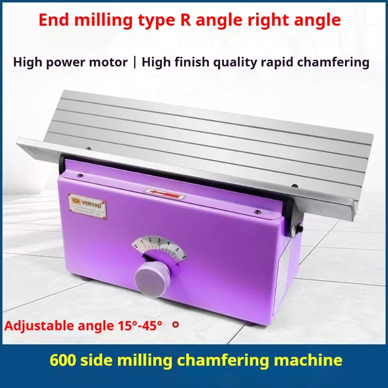 TEBAK Automatic Mini CNC Edge Milling Chamfering Machine Metal Plate Beveling Tool Deburring Equipment for Welding Preparation