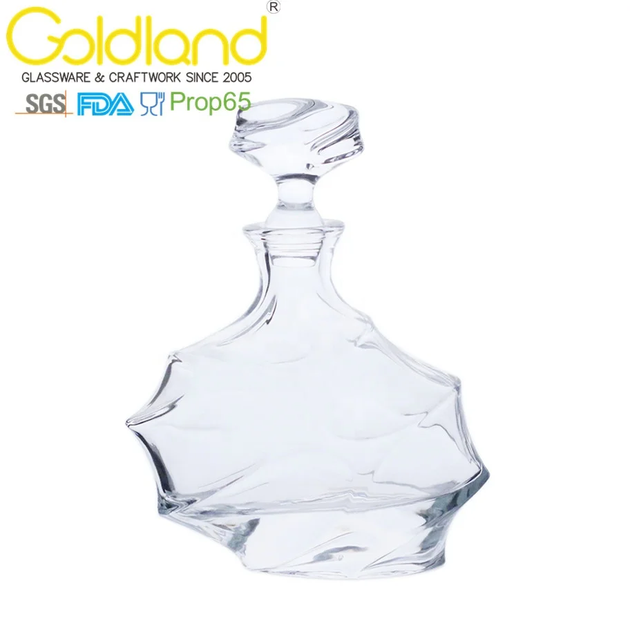 Custom Crystal Whiskey Decanter Classic Engraved Glass Spirit Decanter Hand Cut Liquor Decanter