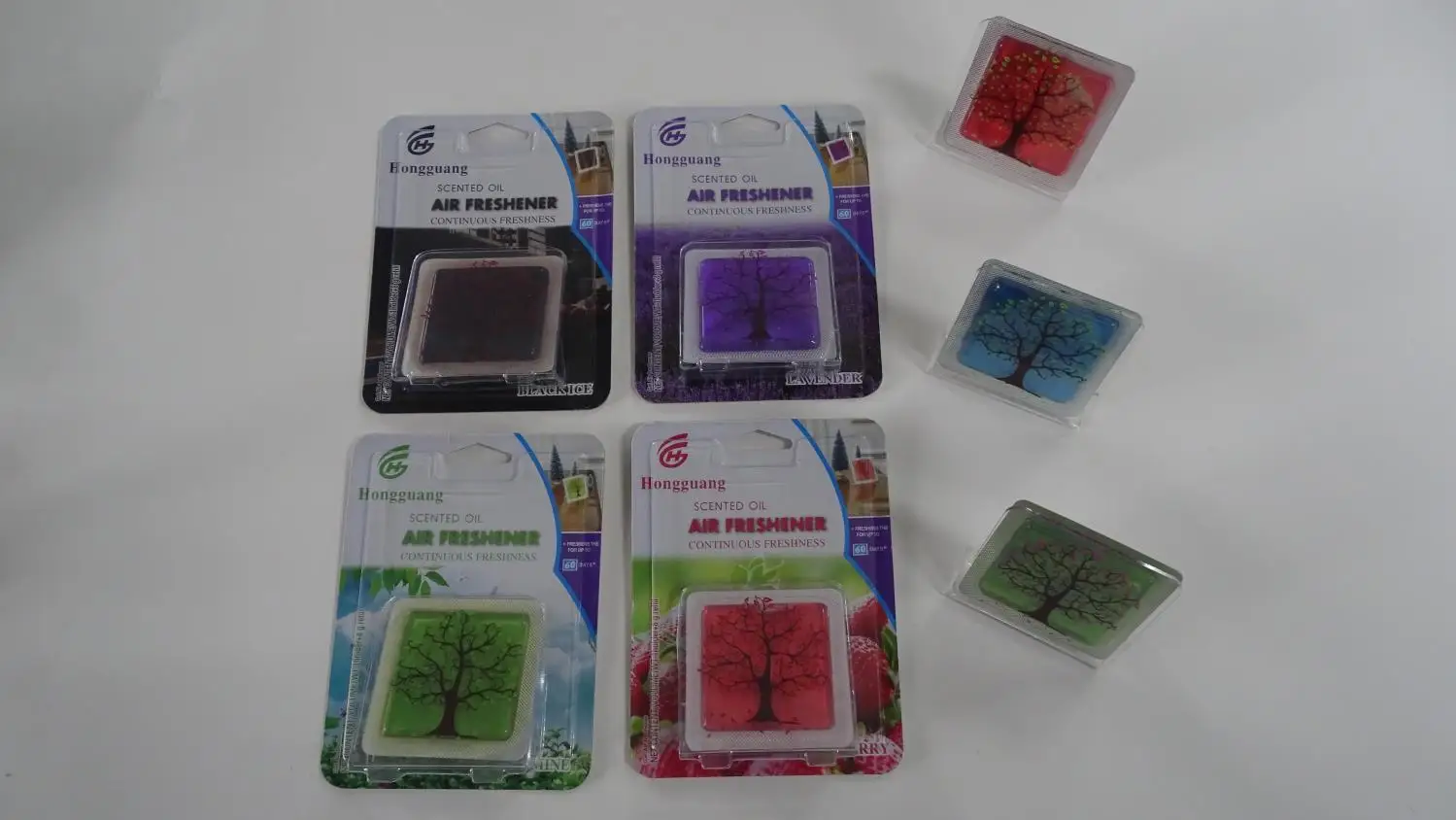 Oem High Quality Customized Logos Colorful Scents Initial Bulk Car Air