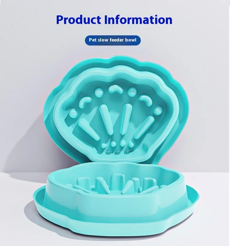 New Anti-Choking Anti-Overflow Anti-Slip PP Silicone Dog Bowl Slow Food Bowl Shell for Dogs and Cats Pet Supplies & Feeders manufacture