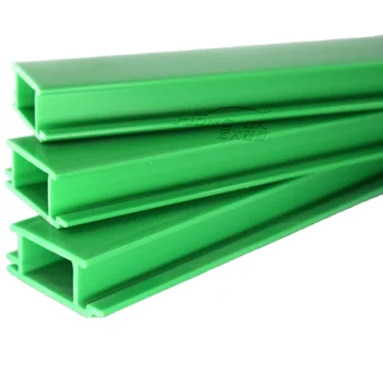 factory direct customizable ABS PP PE plastic square profile strip profiles Extruded PVC profile ABS plastic products