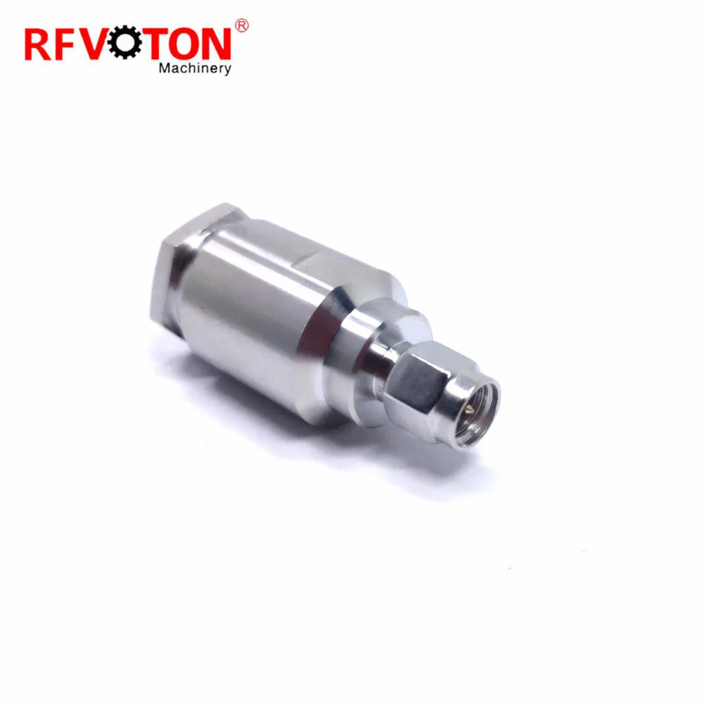 SMA Connectors Male RF Coaxial Connector Straight Clamp Type for RG8 RG213 RG165 LMR400 7D-FB Cables Coax Cable