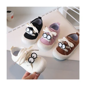 Cartoon Cute Baby Shoes 1 Year Wholesale Fashion Trend Cartoon Style Footwear Latest Casual Colorful Kids Canvas Shoes for Girls