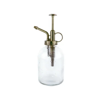 Factory Hot Sale 250Ml Glass Small Manual Garden Sprayer Pump Pressure Bottle With Plastic Spary Pump Watering Can
