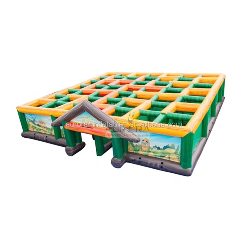 Commercial Giant Inflatable Maze Game Inflatable Obstacle Course Haunted House Inflatable Maze Halloween Maze for Adults