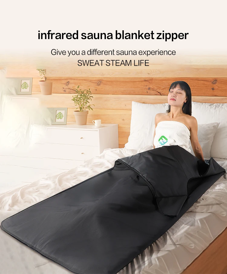 Fuerle Home Sauna High Quality Infrared Sauna Blanket Zipper Custom
