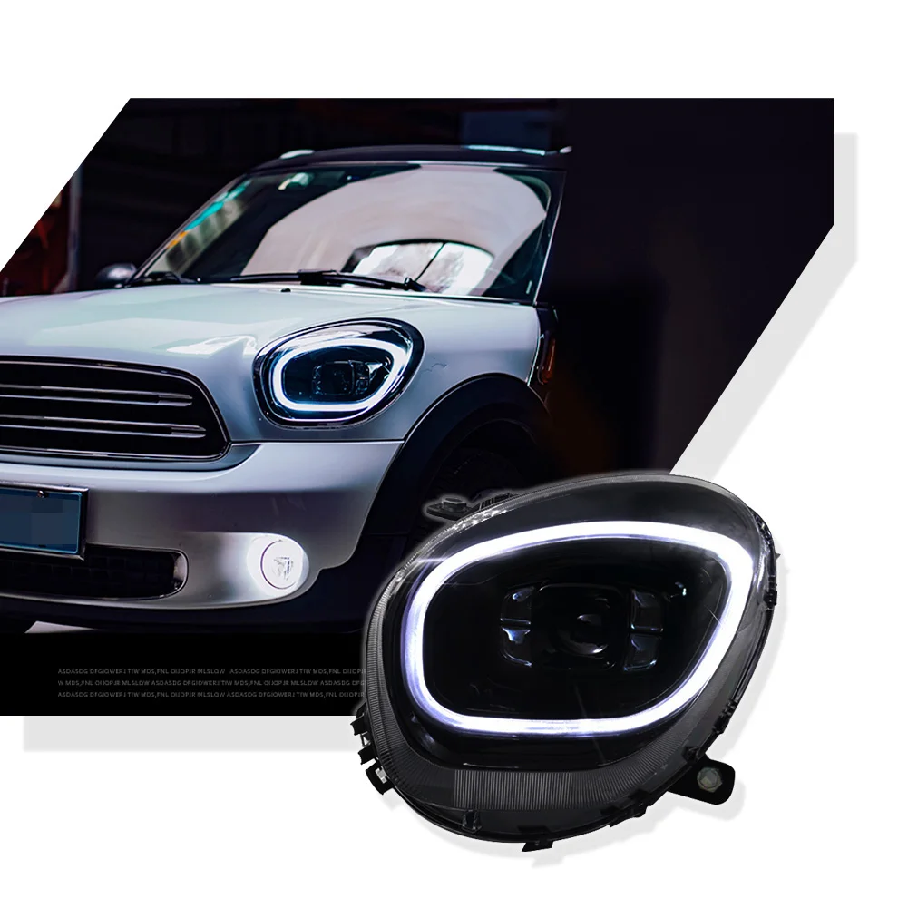 Plug and Play LED Head Light Led for BMW Mini Cooper Countryman R60 Headlights 2011 - 2016 Front Light Head Lamp