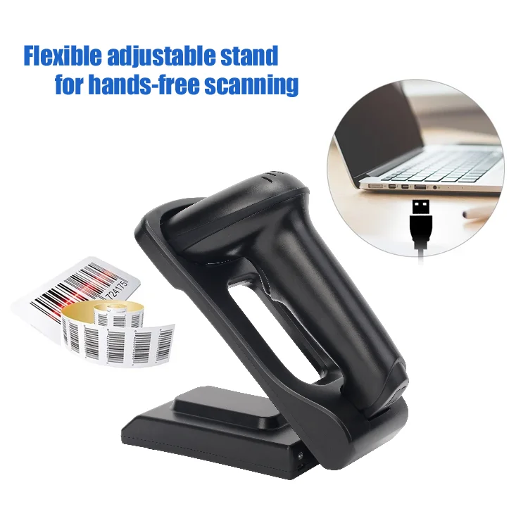 Wireless 2d Cmos Sensor Yhdaa Barcode Scanner Pos For Reading 1d Qr