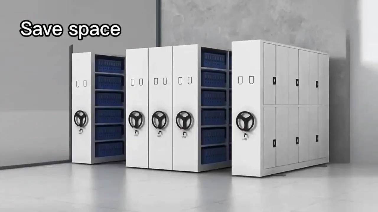 Hand Operated Mobile Metal Filing Office Furniture Filing