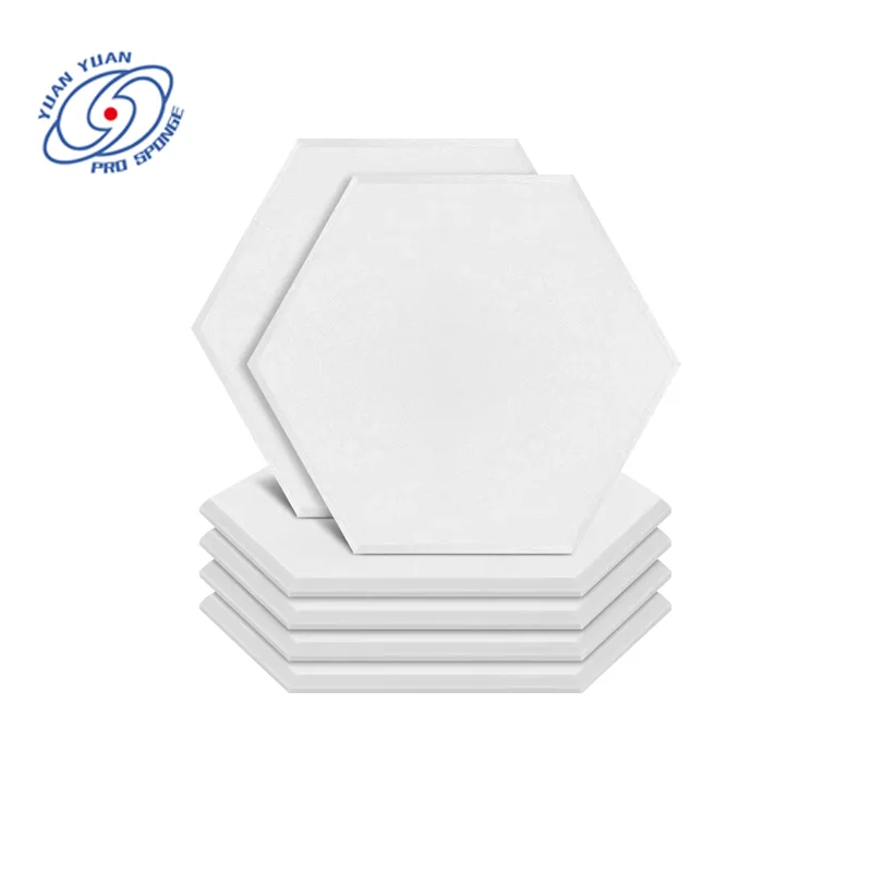 YuanYuan Modern Design Soundproof Honeycomb 3D PET Acoustic Foam Panel Polyester Acoustic Panels for Studio Soundproofing