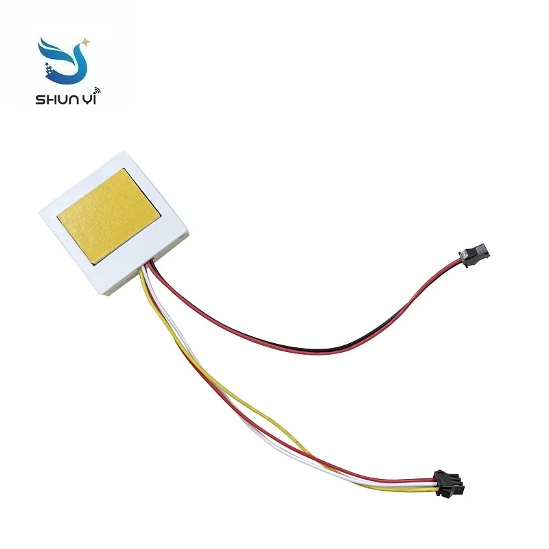 Low Price Hot Sell Square Single Key Single Double Color Led Light Dimmer Capacitive Sensor Mirror Touch Switch