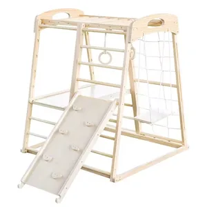 Outdoor Games for Kids Wooden Climbing Frame Playground Indoor Pickler Dreieck Playground Equipment