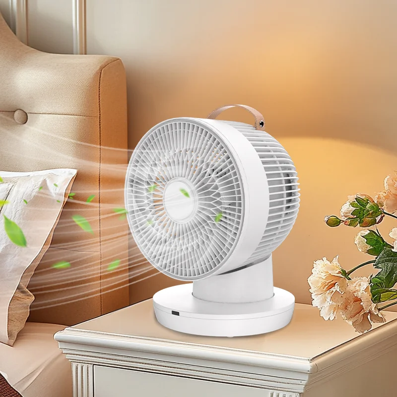 Nuovo arrivo ventilatore da scrivania 3D DC per circolazione dell'aria per casa ufficio camera da letto tavolo 7 pollici ventilatore di raffreddamento circolante