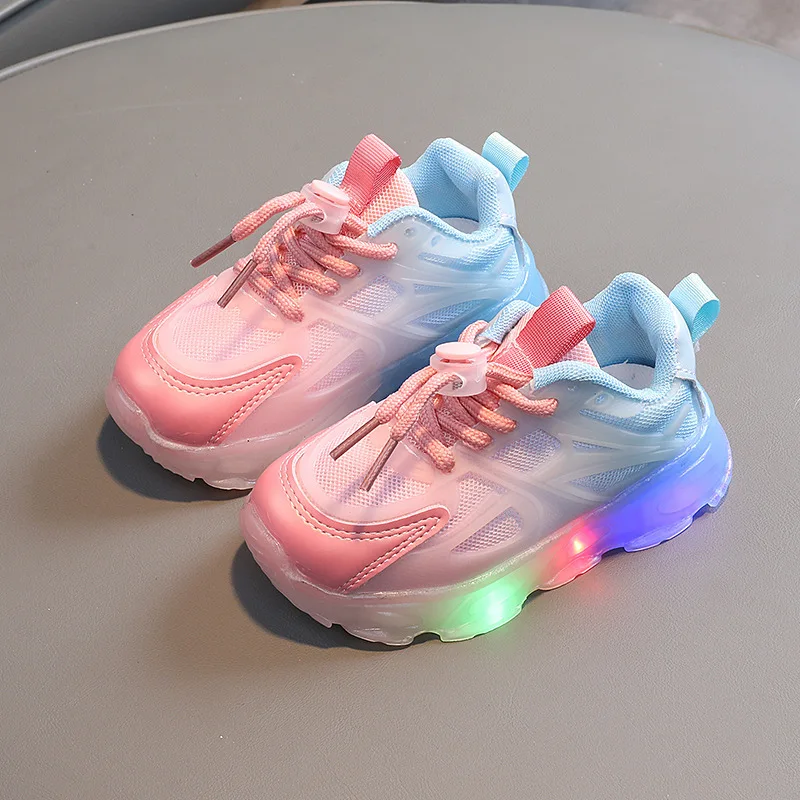 Luminous Kids Shoes Fashionable, Breathable, and Safe