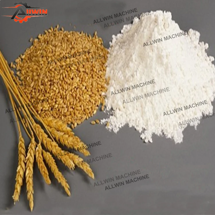 Automatic Small Scale Wheat Flour Milling Machine for Home Use Farm New Used Motor Gear Engine Producing Powder Final Product