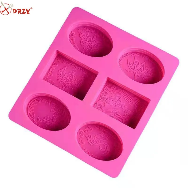 Rectangular Soap Mold square Silicone Cake Molds Round Chocolate Block Mould