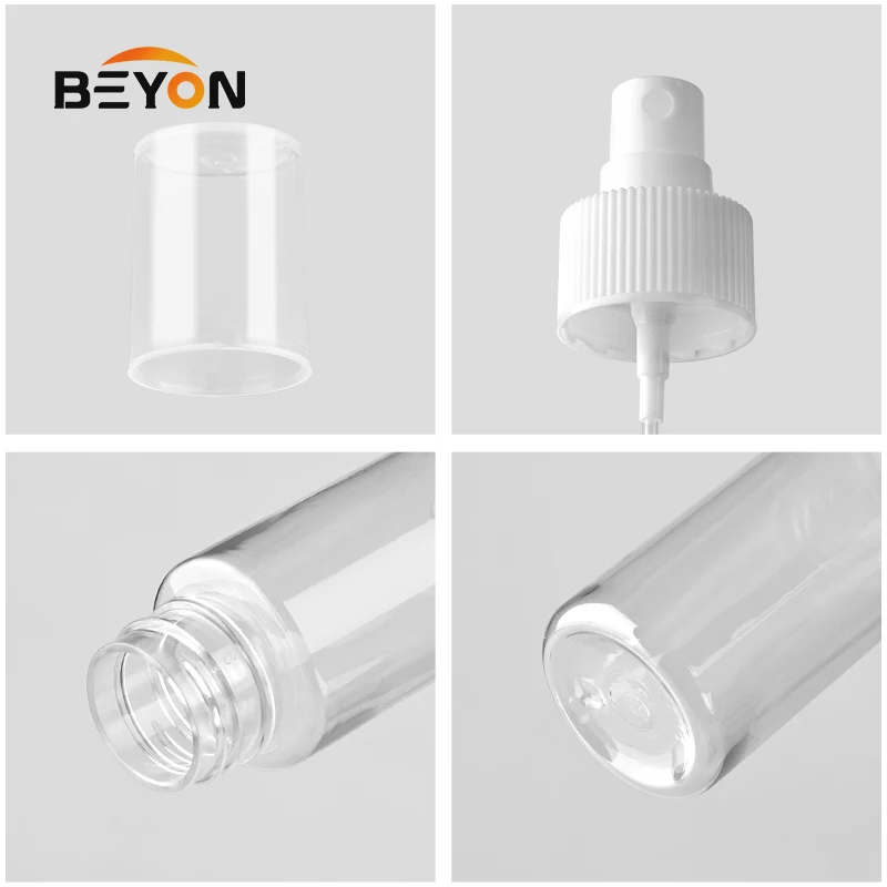 Spray Pet Bottles 20 ml  Plastic Bottle With Fine Mist Sprayer 20ml 50ml 80ml 110ml
