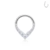 Silver water drop 7