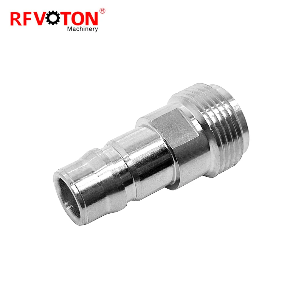 Factory Directly QN Female to N Jack Hembra Brass Rf Coaxial Connector Coax Adaptor Adapter Rohs  in Stock (Rf)  Fcc