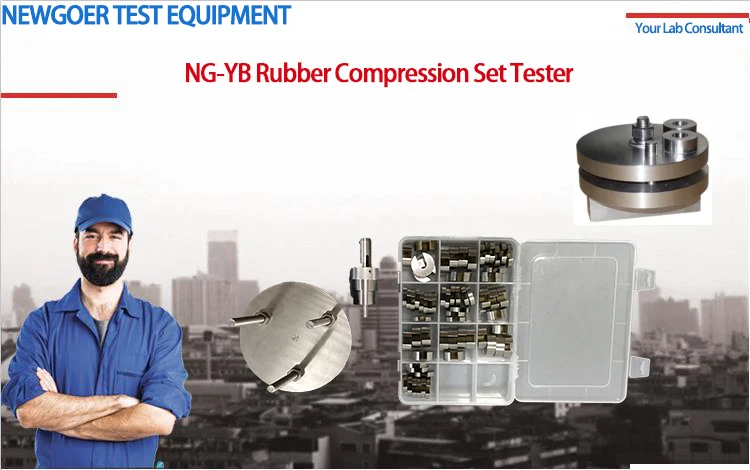 Rubber Compression Set Tester Astm D395 Iso815 Rubber Permanent