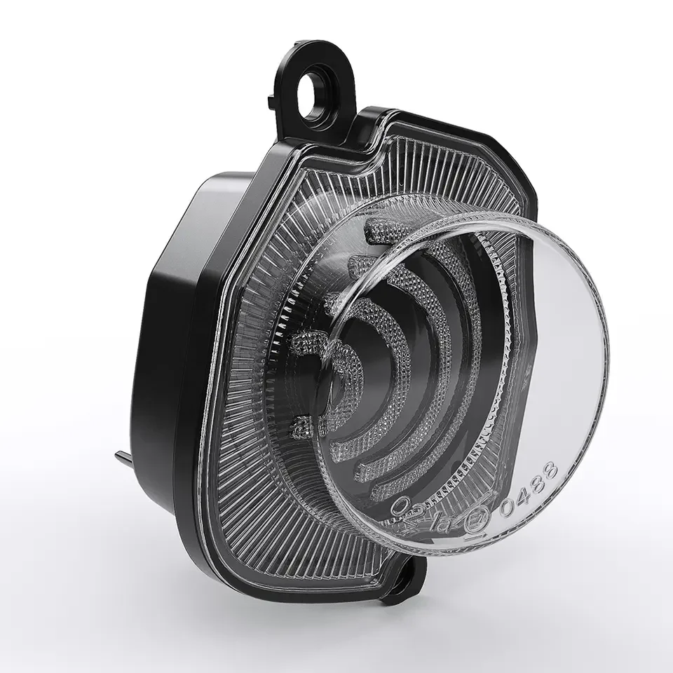 Amber LED Fog Light & Turn Signal For Harley Softail Low Rider ST & El Diablo 2022-2025 — Direct OEM Replacement, Smoked Lens - View #4
