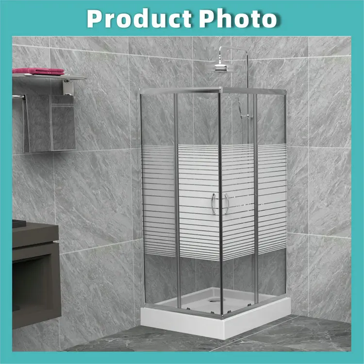 Factory Direct Cheap Chrome Shower Door Most Popular Shower Cabin With