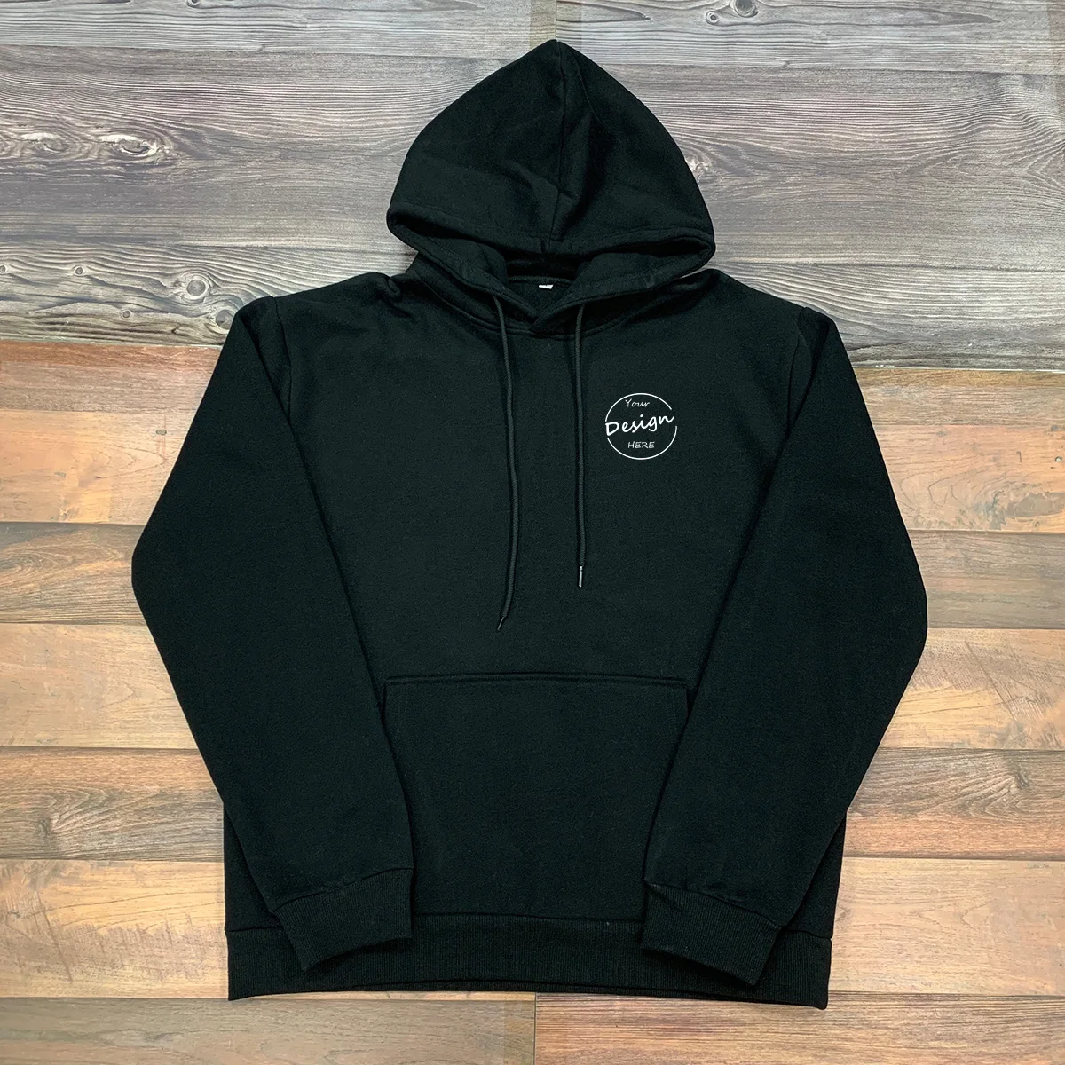 Oem Men’s Solid Color Fleece Hoodies Heavy Weight Fitness Gym Streetwear Label Hoodie 80% Cotton 20% Polyester