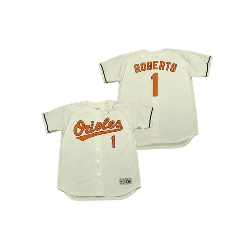 Brian Roberts Jersey - Baltimore Orioles 2001 Throwback MLB Baseball Jersey