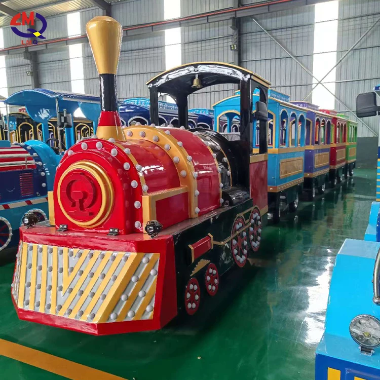 High Quality Shopping Mall Customized Amusement Park Rides Electric Trackless Train for Sale