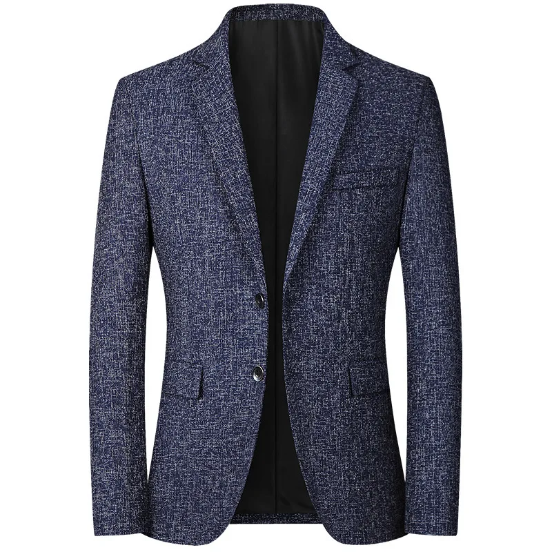 Men's Suit Jacket Casual Spring Blazer For Middle-aged Men_voghion.com