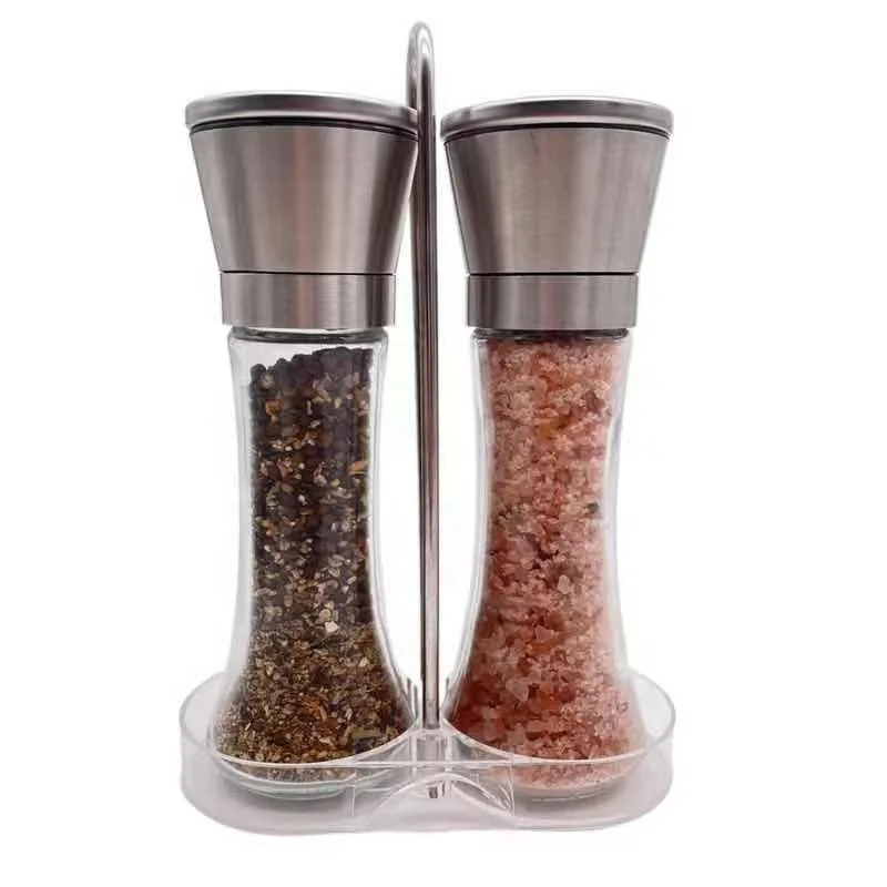 Salt And Pepper Grinder Set - Herb Grinder - Pepper Grinder Mill