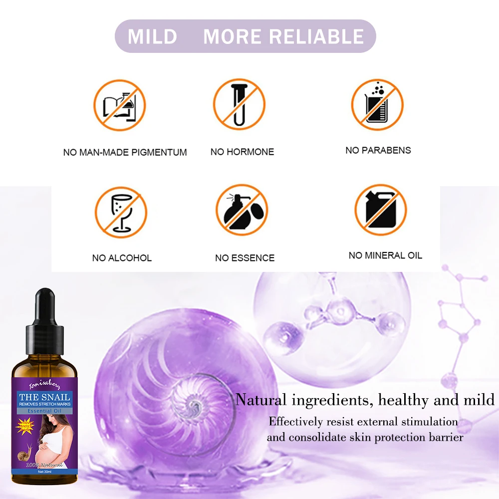 Stretch Marks Remover Essential Oil Skin Care Treatment Cream For