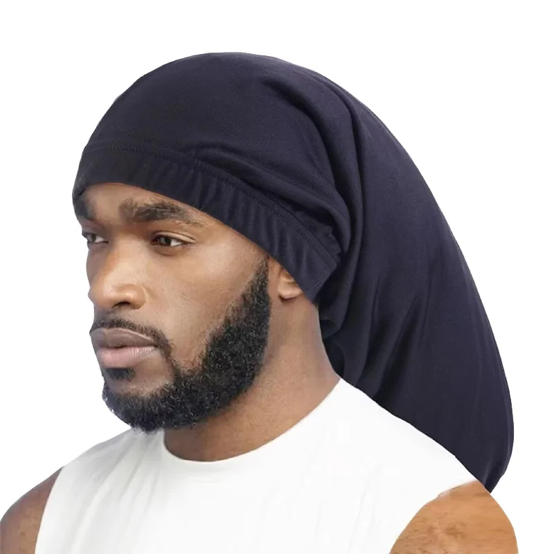Unisex Dreadlock Cap Dreadlock Spandex Cap Long Hair Dreads Head Wrap Sleep Bonnet Full Cover Hair Bonnet